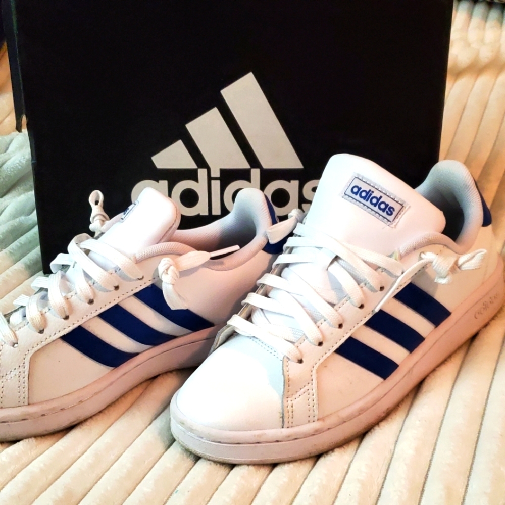 Adidas Grand Court Sneakers- Royal Blue